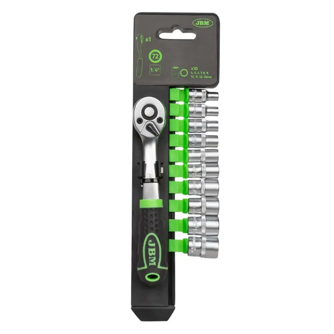 [54031] CLIQUET 72 DENTS DE 1/4" AVEC DOUILLES 12 PANS