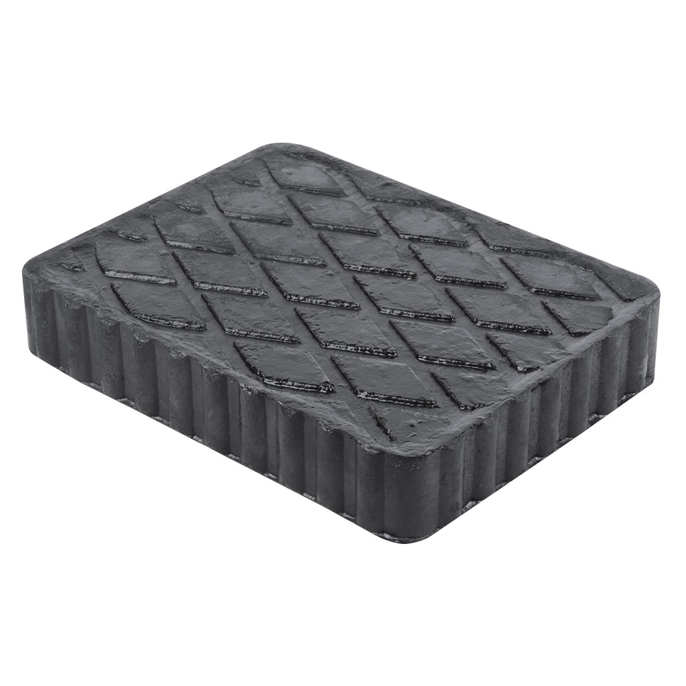 TAMPON DE LEVAGE EN CAOUTCHOUC POUR ASCENSEUR 160X120X30MM