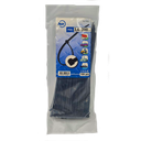 [1536] SACHET 100 LIENS NYLON NOIR 3,6 X 2