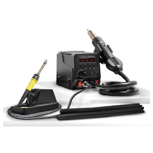 [48102] STATION DE REPARATION PLASTIQUE A AIR CHAUD 2 EN 1