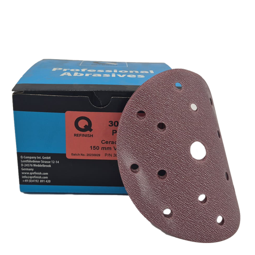 [30-250-0800] Disque abrasif Ceracut-F 150 mm Velcro 15 trous P800