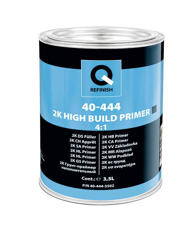 [40-444-3502] Q 40-444 2K High Build Primer 4:1 noir 3,5 L