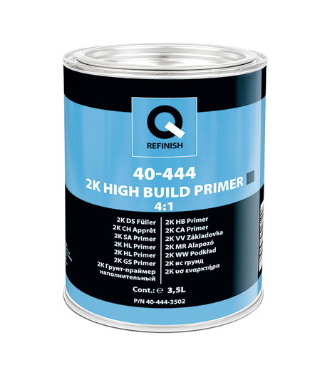 [40-444-3502] Q 40-444 2K High Build Primer 4:1 noir 3,5 L