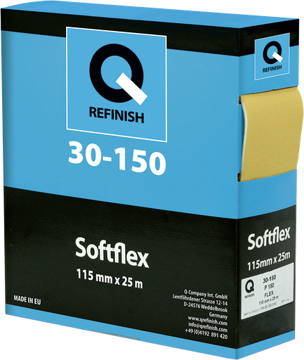[30-150-0150] Q 30-150 Rouleau abrasif souple 115 mm x 25 m P150