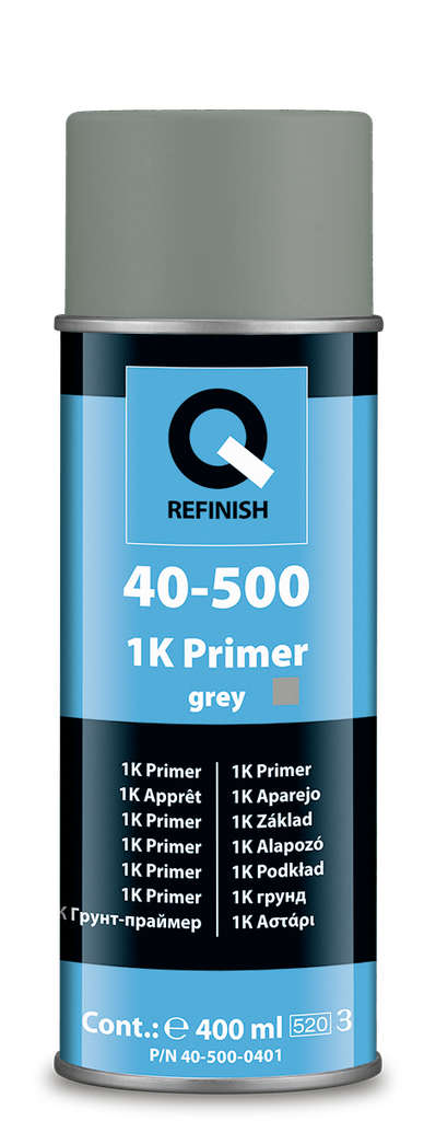 [40-500-0401] Q 40-500 1K Apprêt aérosol gris 400 ml