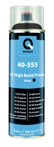[40-555-0502] Q 40-555 1K Apprêt garnissant noir 500 ml Aérosol