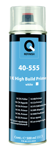 [40-555-0503] Q 40-555 1K Apprêt garnissant blanc 500 ml Aérosol