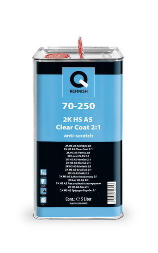 [70-250-5000] Q 70-250 2K HS AS Vernis 2:1 5 L