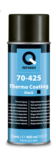 [70-425-0401] Q 70-425 Revêtement thermique noir – aérosol 400 ml