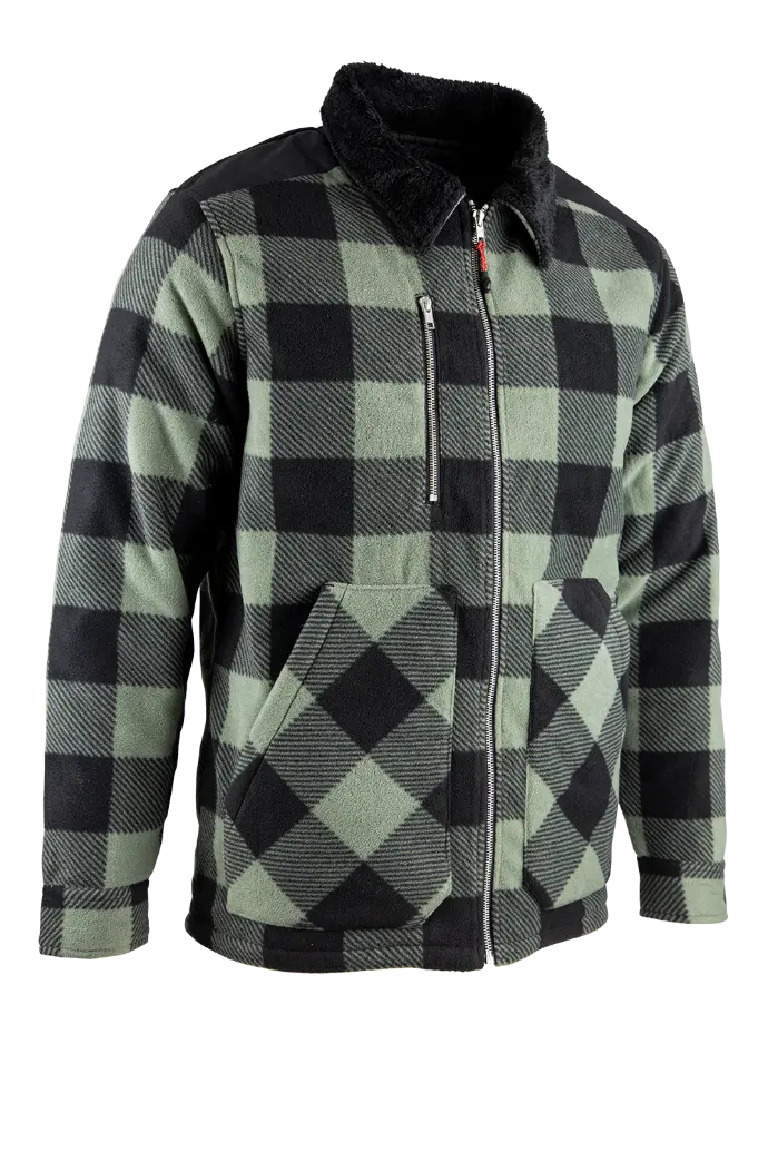 [9292] Veste matelassée à carreaux bicolore SUREAU