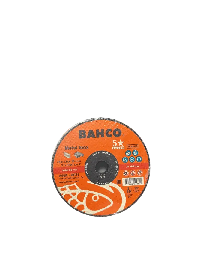 [3911-751010XTM] DISQUES À TRONÇONNER POUR TÔLE CARROSSERIE X10 D75X1MM [DISQUE]
