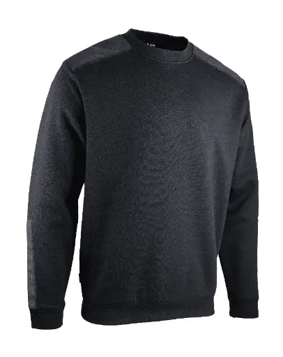 [8091] BRUXELLES Sweat col rond NOIR